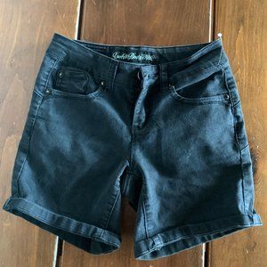 Womens Black Jean Shorts